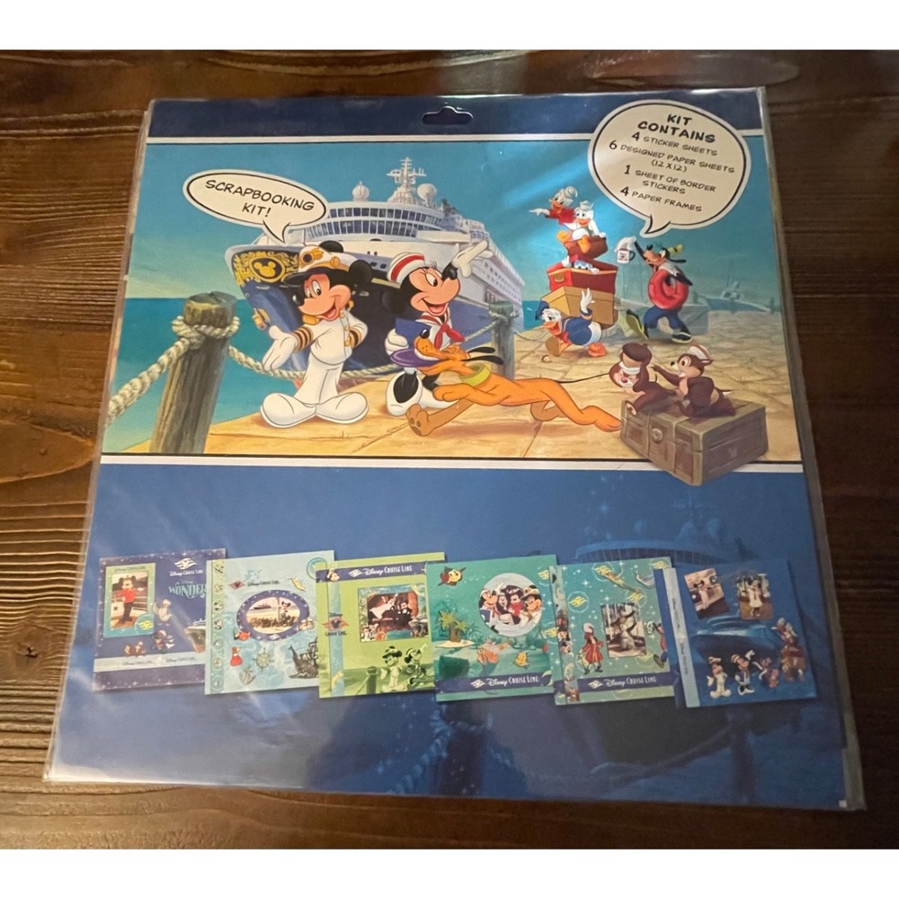 Disney Cruise Line DCL Scrapbooking Kits 12x12 Lot Of 3 2007, 2008, 2011 - Picture 4 of 7